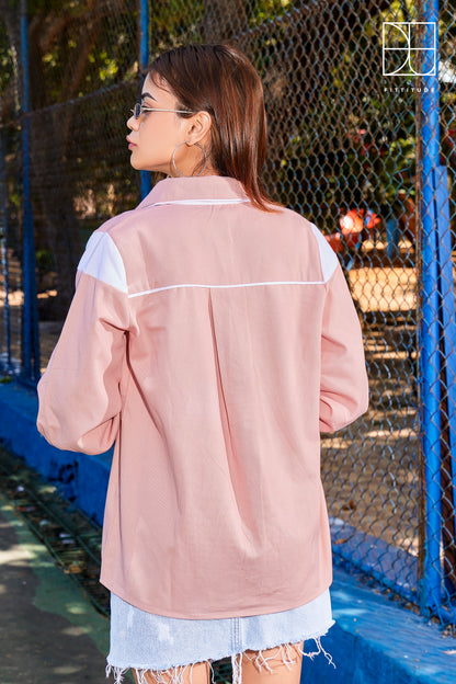 In her Barbie Era Ribbed Shirt