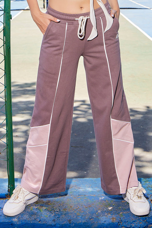 Snatched Drawstring Wide Leg Pants