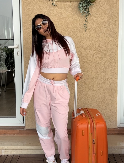 Drippin’ in Pink Joggers Set
